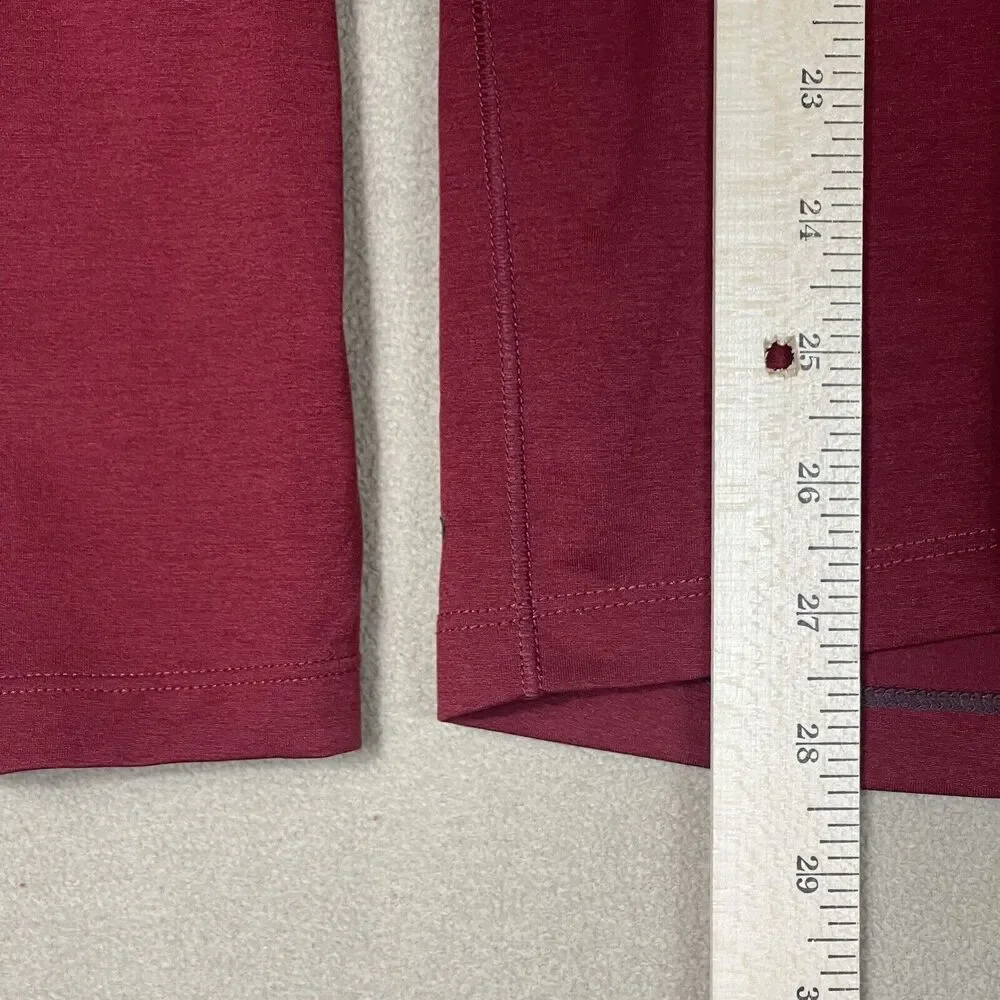 The North Face‎ Hoodie Adult Small Burgundy Logo Long Sleeve Shirt Mens
